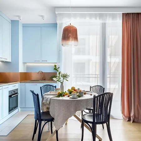 Apartment Blue Mandarin Garden Gates Gdansk